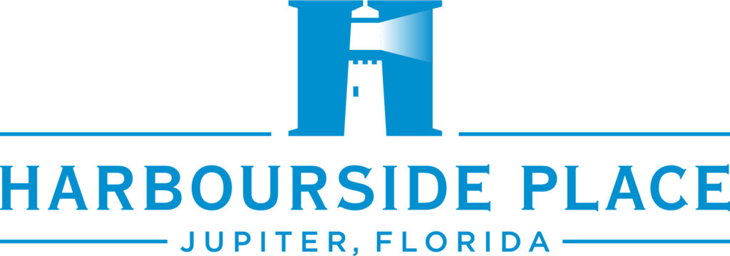 Harbourside Place, winner of 2026 Friends of Jupiter Beach Food & Wine Fest, logo.