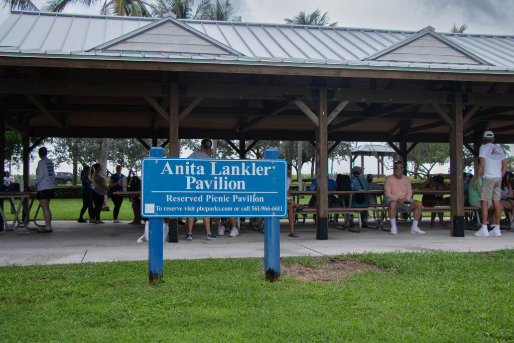 Anita Lankler Pavilion sign